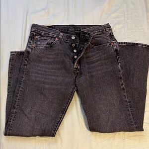 Black Denim Levi Jeans
